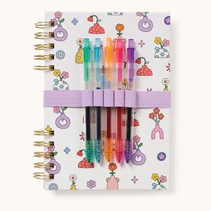 Image of HARPER NOTEBOOK & PEN SET - prettyposies (SKU: 168870085000122) Image of HARPER NOTEBOOK & PEN SET - prettyposies
